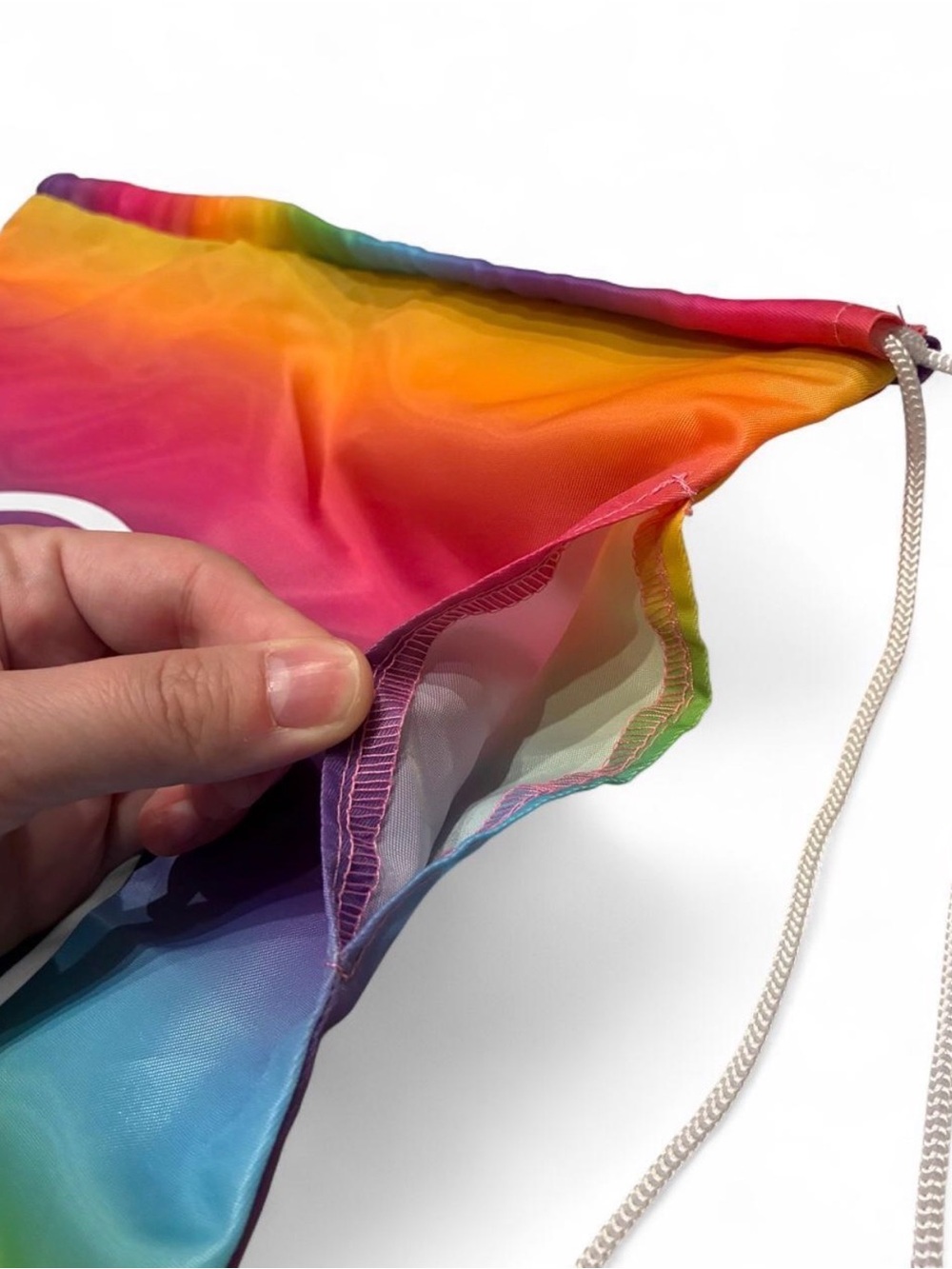 Build a bear rainbow Drawstring Backpack Carrier - Picture 3 of 8